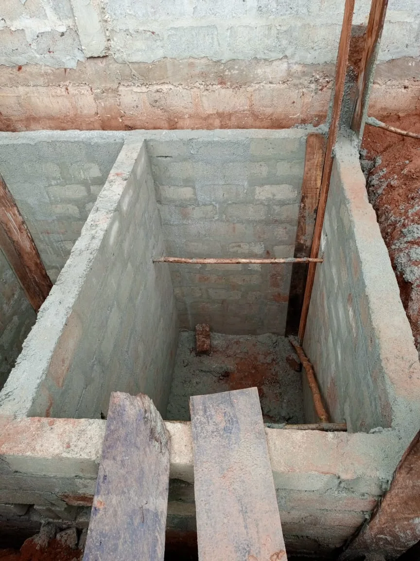 Chantier · Maçonnerie — Fondations et maçonnerie, vue 1