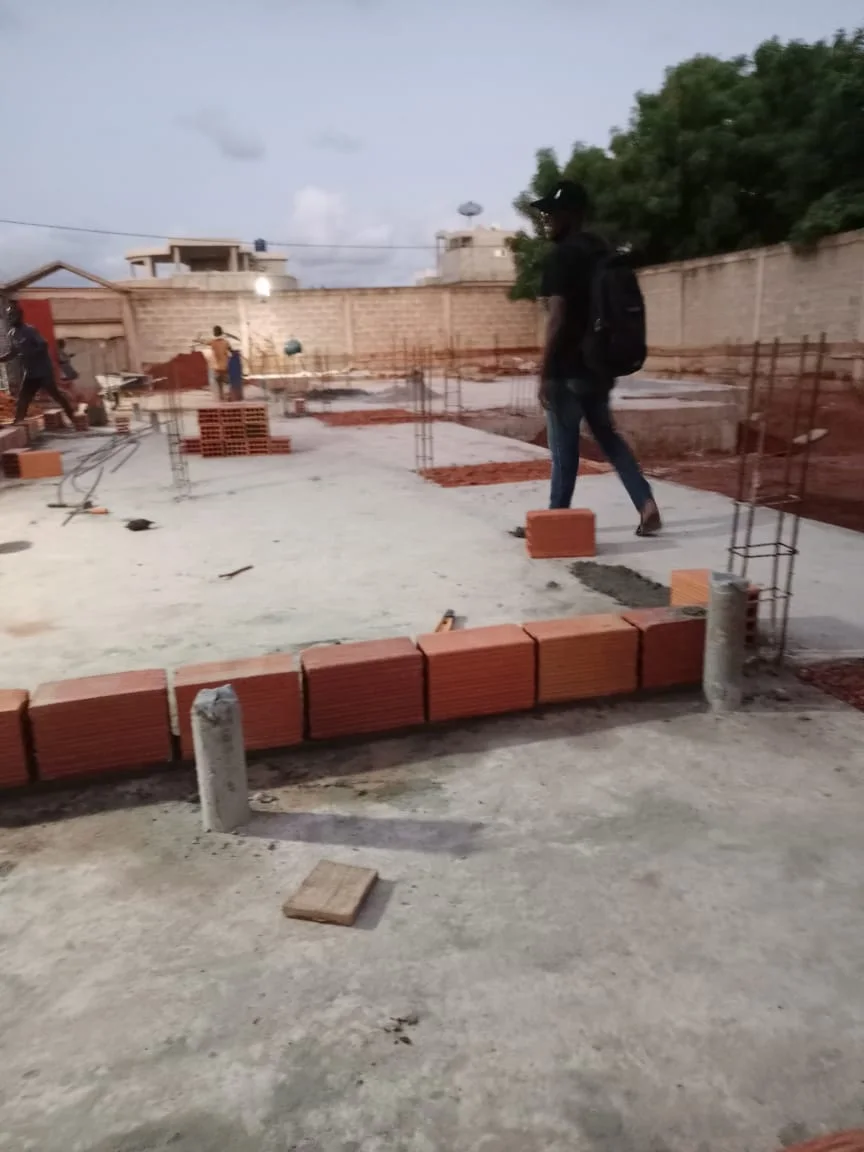 Chantier · Plancher — Réalisation d’un plancher, vue 3
