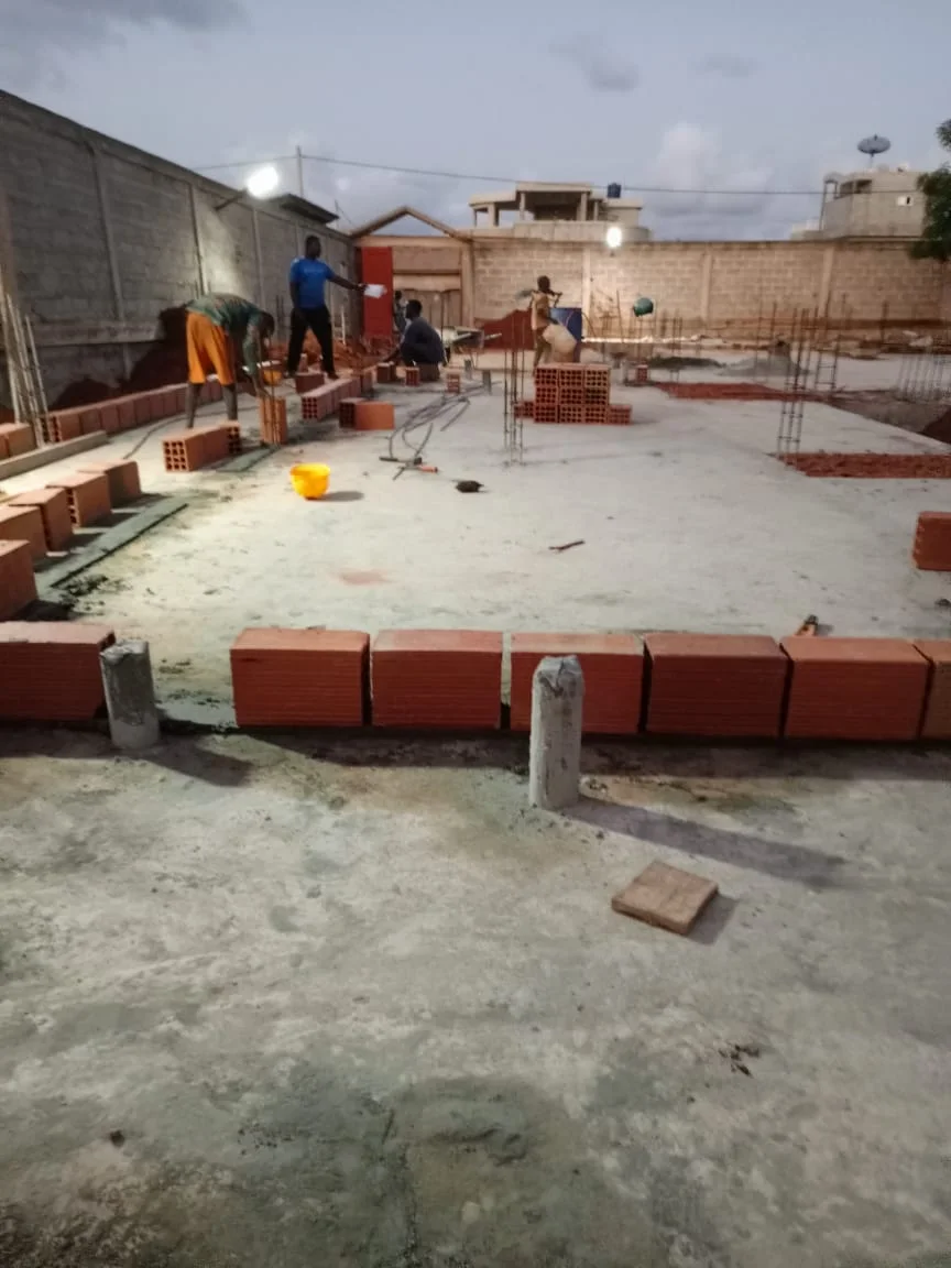 Chantier · Plancher — Réalisation d’un plancher, vue 4