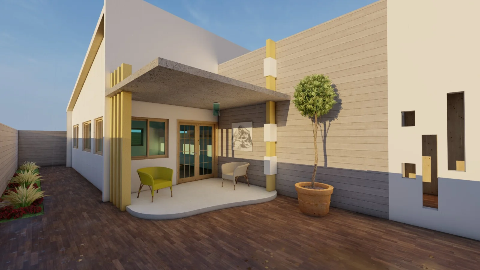 Visualisation BIM — Étude d’une maison, vue 1