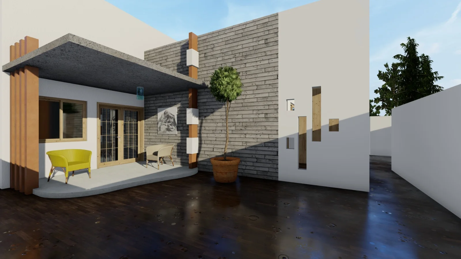 Visualisation BIM — Étude d’une maison, vue 2