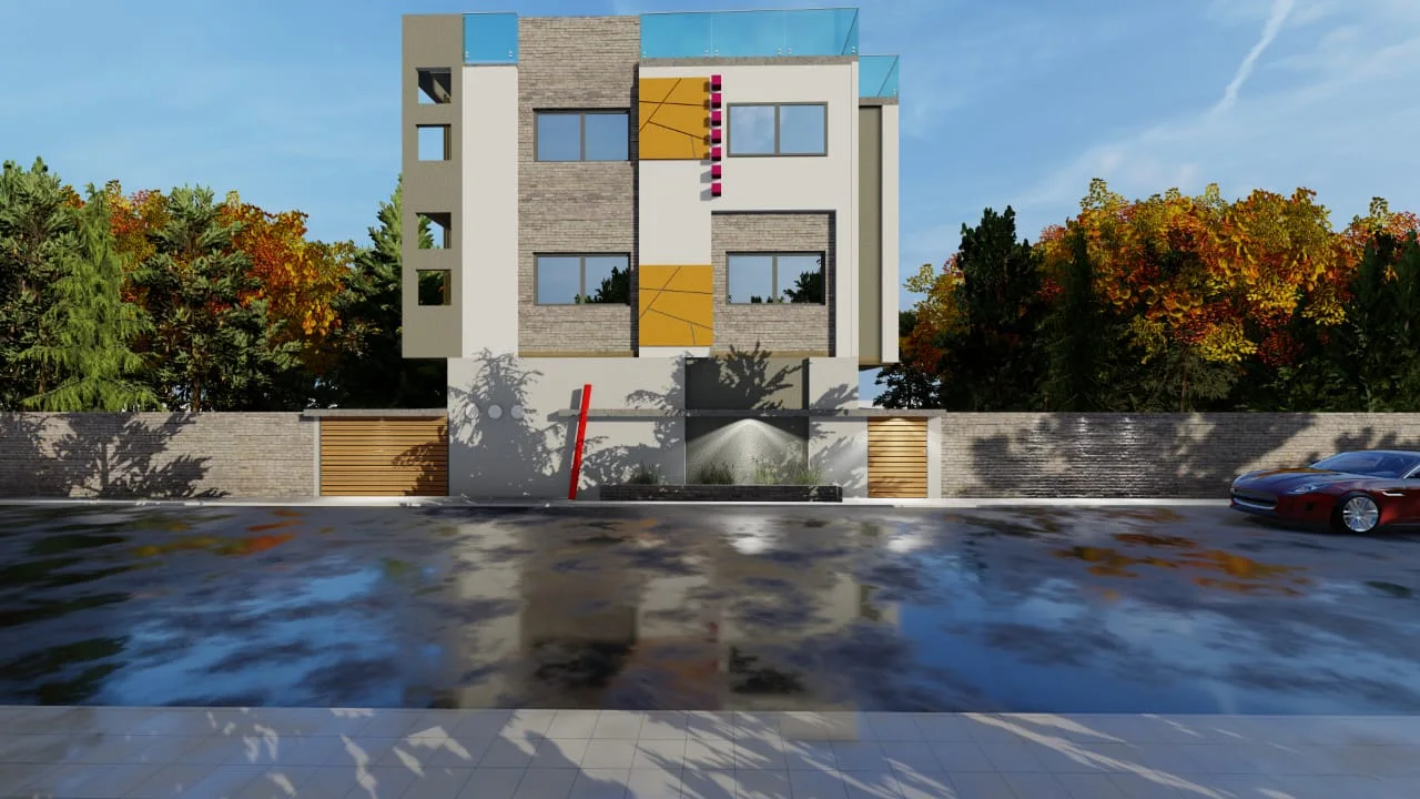 Visualisation BIM — Études de bâtiments résidentiels, vue 2