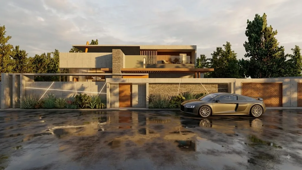 Visualisation BIM — Villas et espaces de vie, vue 1